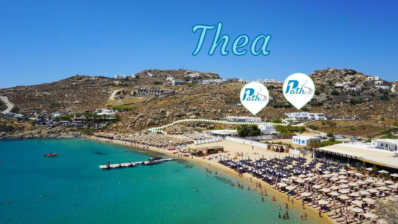1Path Thea Mykonos Super Paradise Beach House Mykonos Town Zewnętrze zdjęcie
